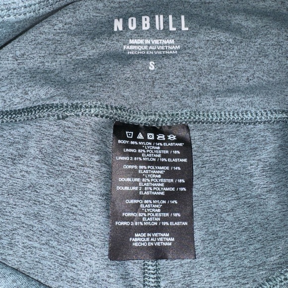 NOBULL Women's Mid-Rise Plush
Heather Short 4" - Balsam Heather - Size Small - Picture 4 of 5